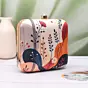 Woman Abstract Floral Modern Printed Clutch