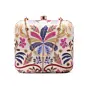 Woman Floral Majesty Box Printed Clutch