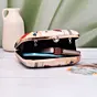 Woman Abstract Floral Modern Printed Clutch