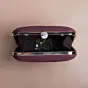 Women Dark Brown Asthetic Girl Portrait Printed Name Customised Clutch