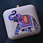 Women Ellie Print Clutch