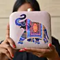 Women Ellie Print Clutch