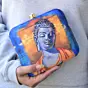 Woman Buddha Printed Clutch