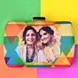 Women Customised Mother's Day Printed Clutch
