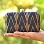 Women Mother Daughter Twinning Printed Clutch