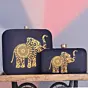 Woman Mother Daughter Twinning Printed Clutch
