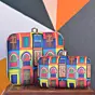 Women Mother Daughter Twinning Printed Clutch
