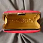 Women Red Durga Face Printed Clutch