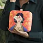 Women Pretty Indian Lady Printed Clutch Bag
