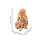 Polyresin Golden Resting Buddha on Knee Statue