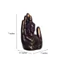 Polyresin Palm Buddha Statue Religious Idol