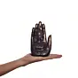 Polyresin Palm Buddha Statue Religious Idol