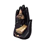 Black and Golden Handcrafted Palm Buddha Statue