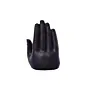 Black and Golden Handcrafted Palm Buddha Statue