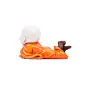 Polyresin Resting Laughing Cute Baby Buddha Statue