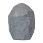 Grey & Golden Peaceful Lord Buddha Face Statue