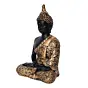 Polyresin Black and Golden Handcrafted Decorative Meditating Buddha Statue
