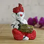Lord Ganesha Idol Playing Dholak Musical Instrument