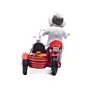 Polyresin Lord Ganesha Idol Riding a Scooter with Mouse