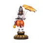 Handcrafted Polyresin Standing Lord Ganesha Idol Holding Umbrella