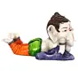 Handcrafted Polyresin Resting Lord Ganesha Idol