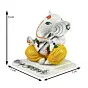 Decorative Lord Ganesha Idol For Car Dashboard, Home Temple, And Office Desks