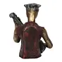 Man Figurine with Hat playing Guitar Musical Instrument (Brown, Silver and Golden)