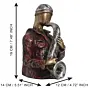 Musician Man Playing Trumpet Musical Instrument Human Figurine Decorative Showpiece