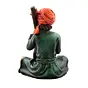 Polyresin Rajasthani Men playing Sitar Musical Instrument Handcrafted Decorative Showpiece