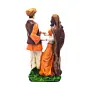 Polyresin Rajasthani Man And Women Statue Decorative Human Figurines Home Decor Showpiece