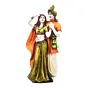 Polyresin Rajasthani Man And Women Statue Handcrafted Human Figurines Decorative Showpiece