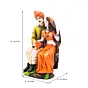 Polyresin Rajasthani Man And Women Statue Decorative Human Figurines Home Decor Showpiece