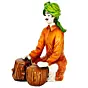 Polyresin Rajasthani Musician Men Statue Playing Tabla Human Figurines Home Decor Showpiece