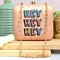 Woman HEY Printed Clutch Bag