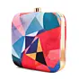 Women Multicolored Pattern Printed Clutch