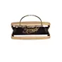 Women Golden Silk Brocade Party Clutch