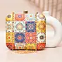 Women Multicolored Mandala Printed Clutch