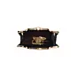 Women Peach Leaf Embroidered Clutch