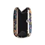 Women Blue Theme Botanic Printed Clutch