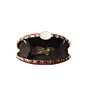 Women Maroon Durga Printed D-Shape Clutch