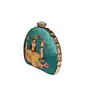 Woman Maa Durga D- Shape Printed Clutch