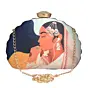 Women Mughal Queen Printed Clutch