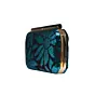 Women Black and Blue Sequins Fabric Party Clutch