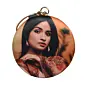 Women Portrait Caricature Personalised Round Clutch Bag