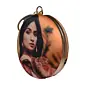 Women Portrait Caricature Personalised Round Clutch Bag