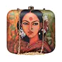 Women Elegant Lady Printed Clutch