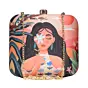 Women Beach Vibes Printed Clutch