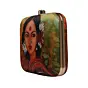 Women Elegant Lady Printed Clutch