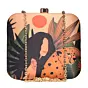 Woman Leopard Lady Printed Clutch