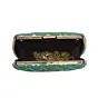 Woman Blue Ethnic Party Clutch
